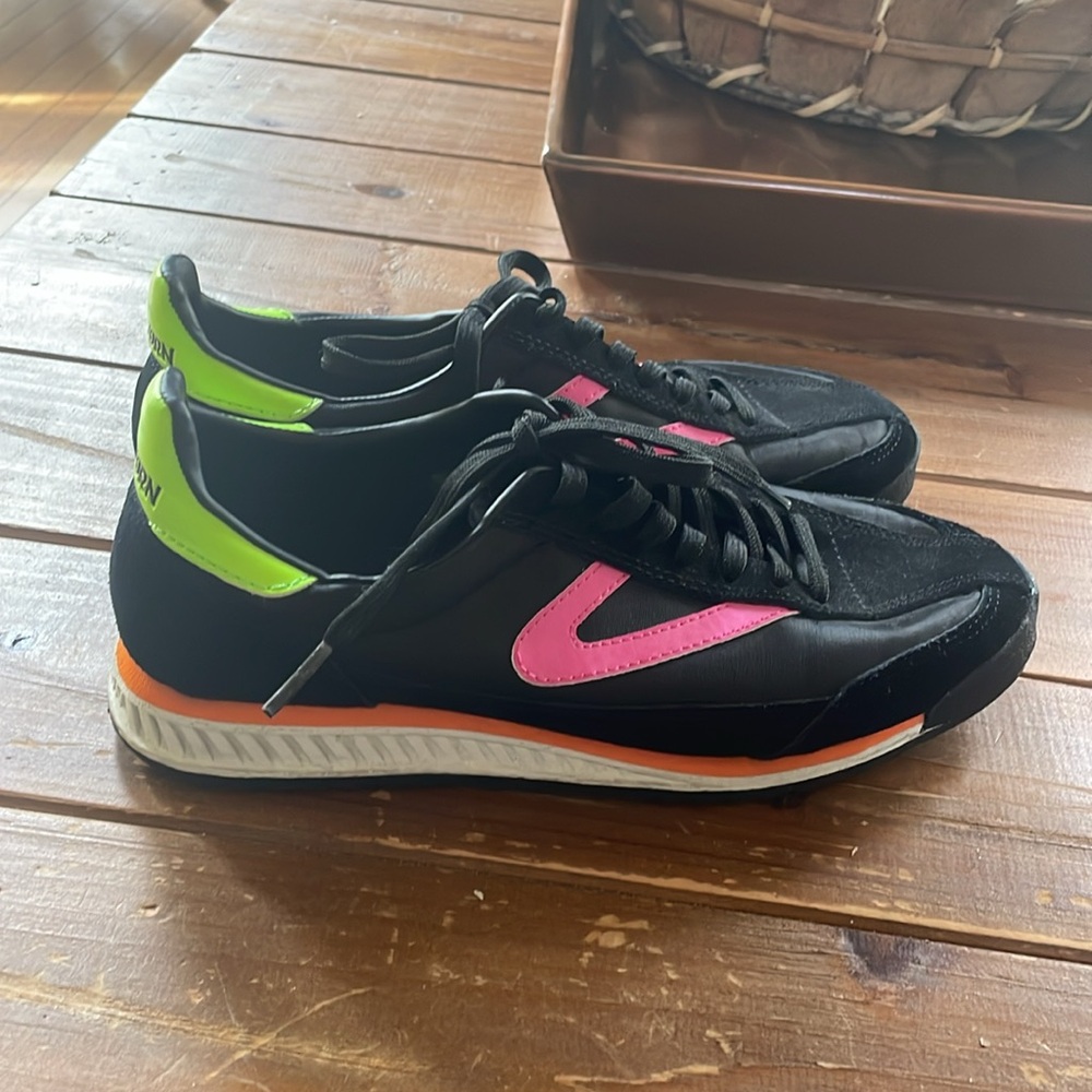 Tretorn Rawlings 10 Suede and Nylon Sneaker Size 6.5